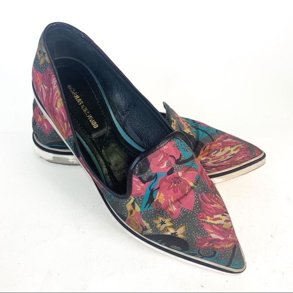 Nicholas Kirkwood Shoes - Nicholas Kirkwood Womens Floral Slip On Shoe US6